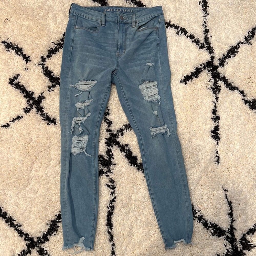 American Eagle Super High Rise Jegging Size 10